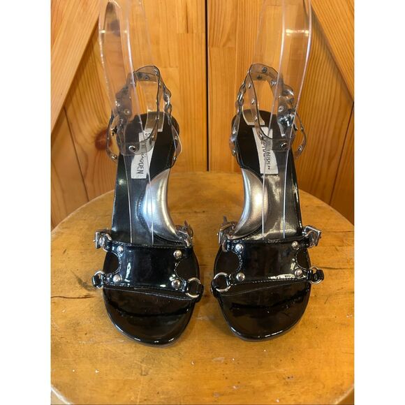 Steve Madden platinum heels size 5 - Picture 2 of 7